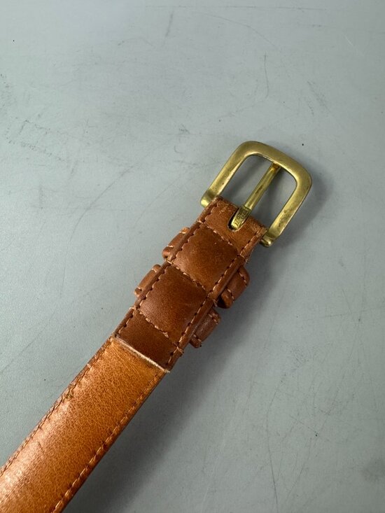 Authentic Vintage Coach # 2800 British Tan Leather Belt, Medium main image 10